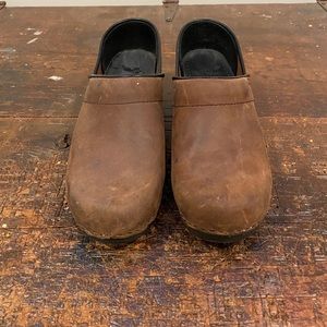 Dansko leather clogs